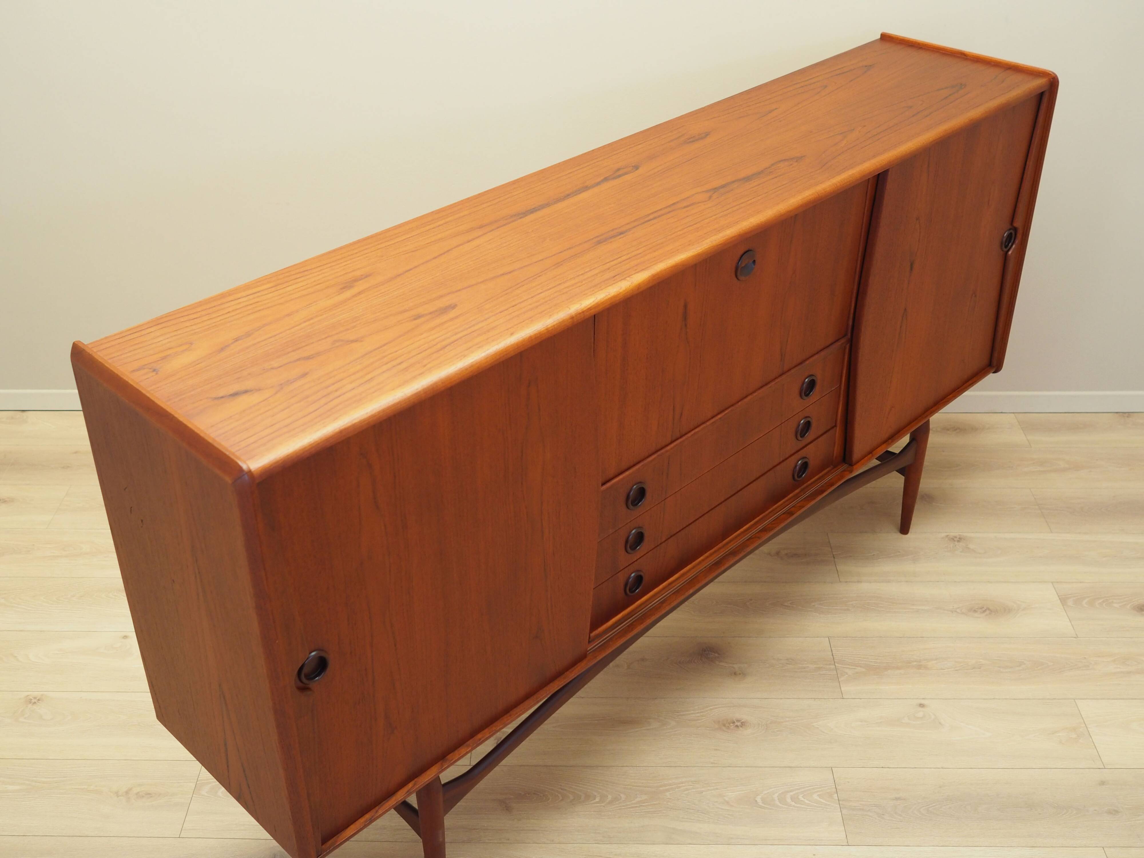 High teak sideboard, Danish design, 1970s, production: Denmark