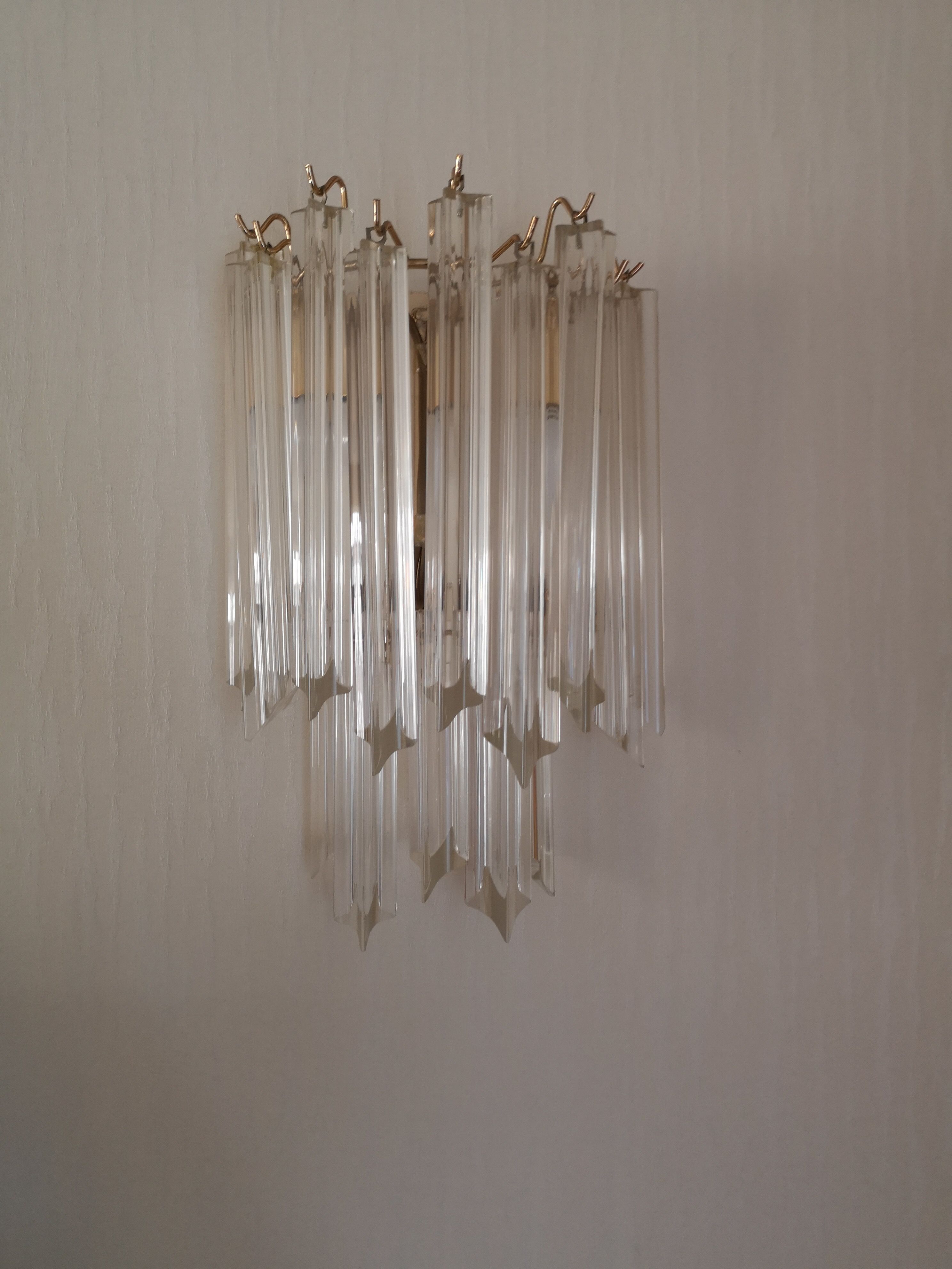 Pair of Venini wall lights