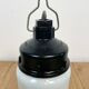 Industrial Bakelite Pendant Light with Milk Glass, 1970s