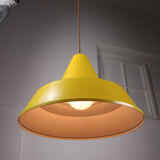 Vintage yellow metal lamp