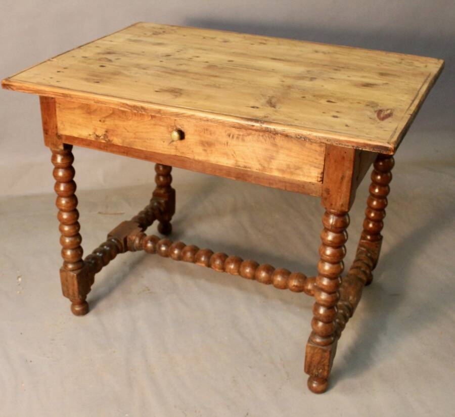 Louis XIII Writing Table with Rosary Feet