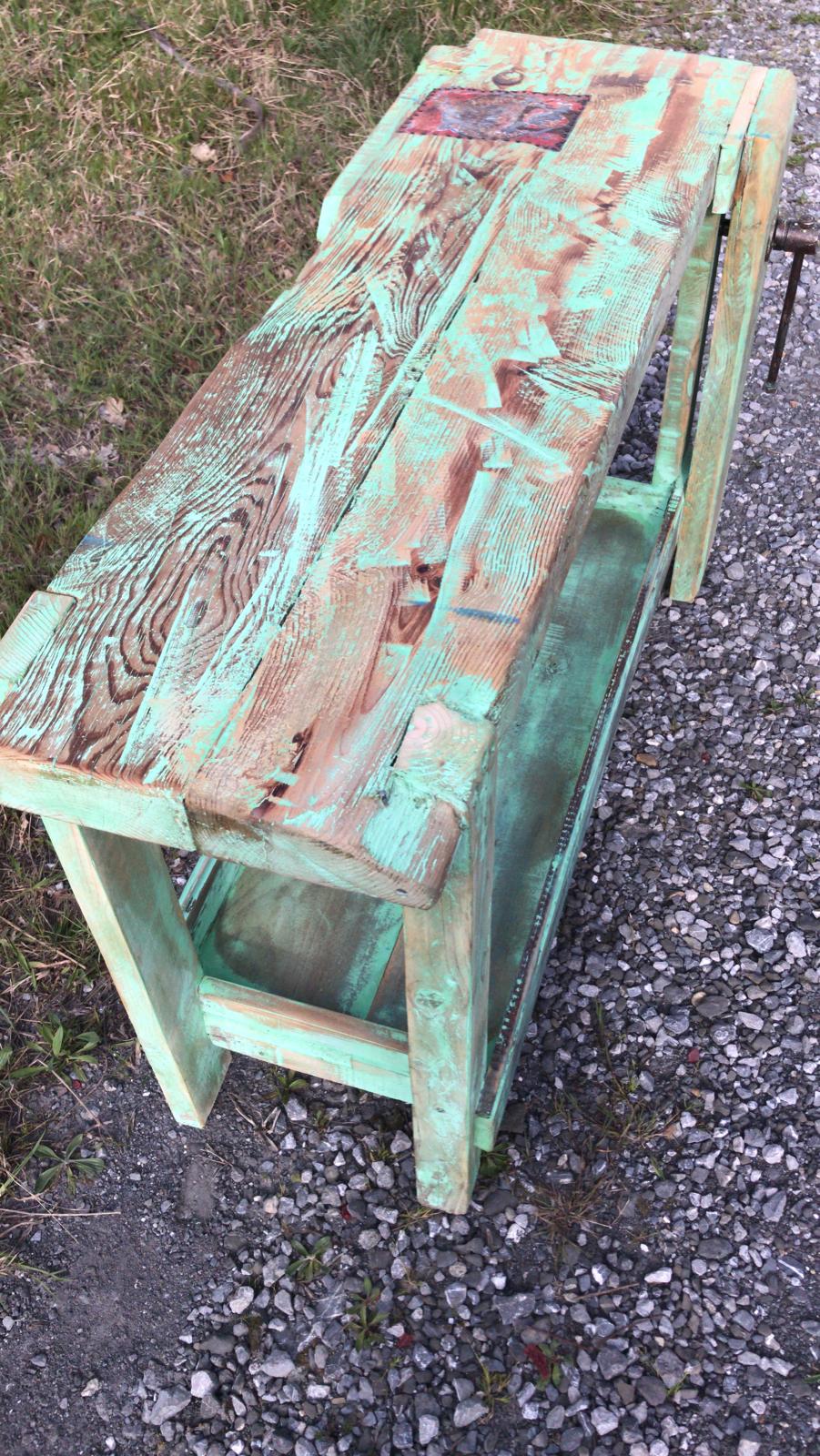 Workbench in solid wood