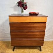 Mid-Century Retro Vintage Teak Chest of Drawers by Meredew (1960s) – Design
