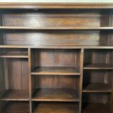 Large vintage wooden bookcase