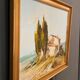 Oil on canvas by Jean-Claude Guignardeau landscape of Provence