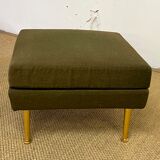 Vintage footrest pouf