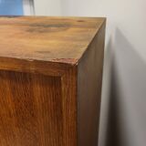 Gabinete, large apparador, madera de tea, Scandinavian design, 50's