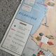 Vintage school map of France "Commerce and Clothing"