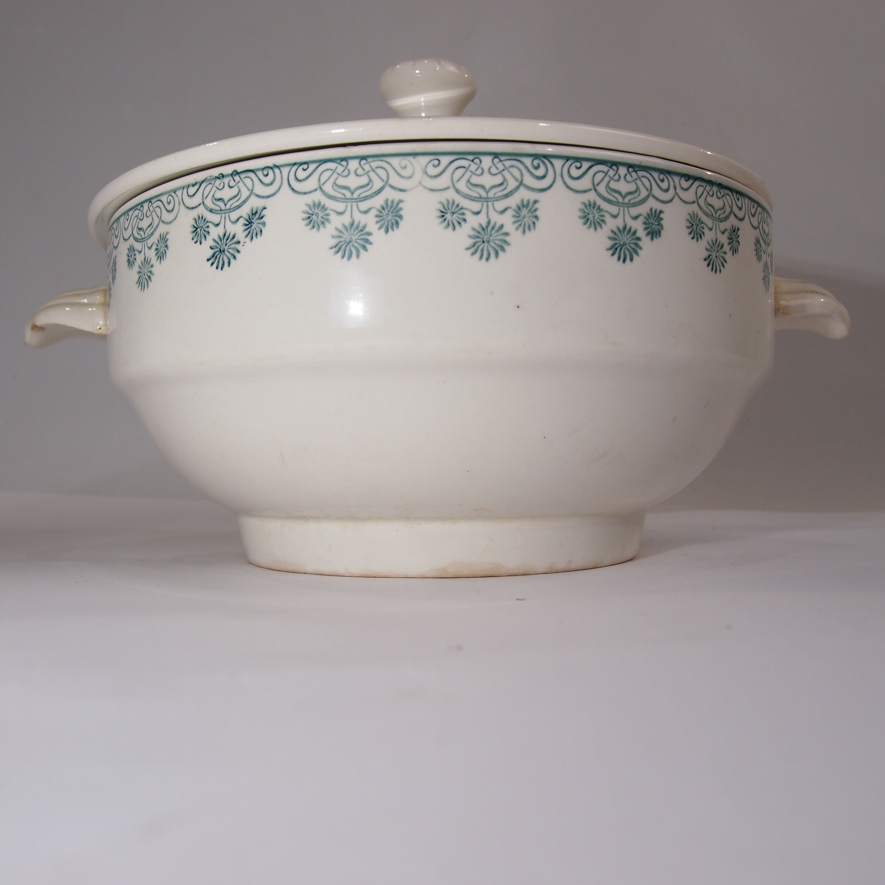 Soupière Digoin France vintage Sarreguemines