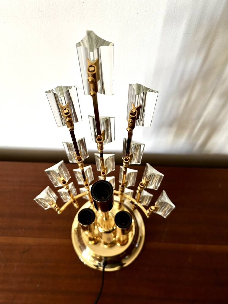 Lampe Oscar Torlasco pour Stilkronen, Murano Italie 1970