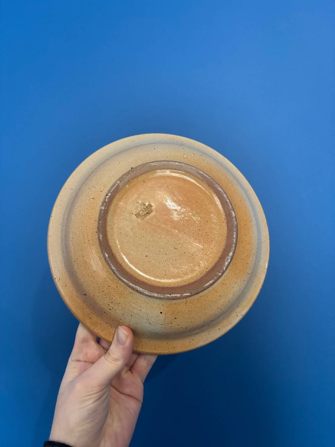 Set of 5 deep plates in stoneware – Atelier du Marais – Art ceramics