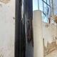 Set of 4 marble columns or pedestals.