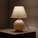 Art Deco pink opaline lamp