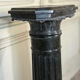 Column in green serpentine marble, circa 1880