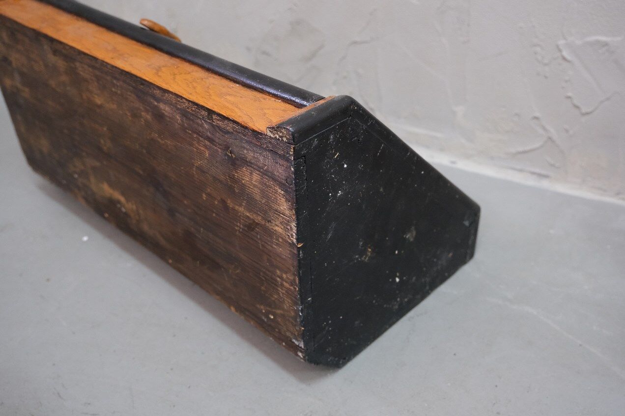 Antique  Swedish 18th Century Oak Hanging Corner Cabinet, 1711