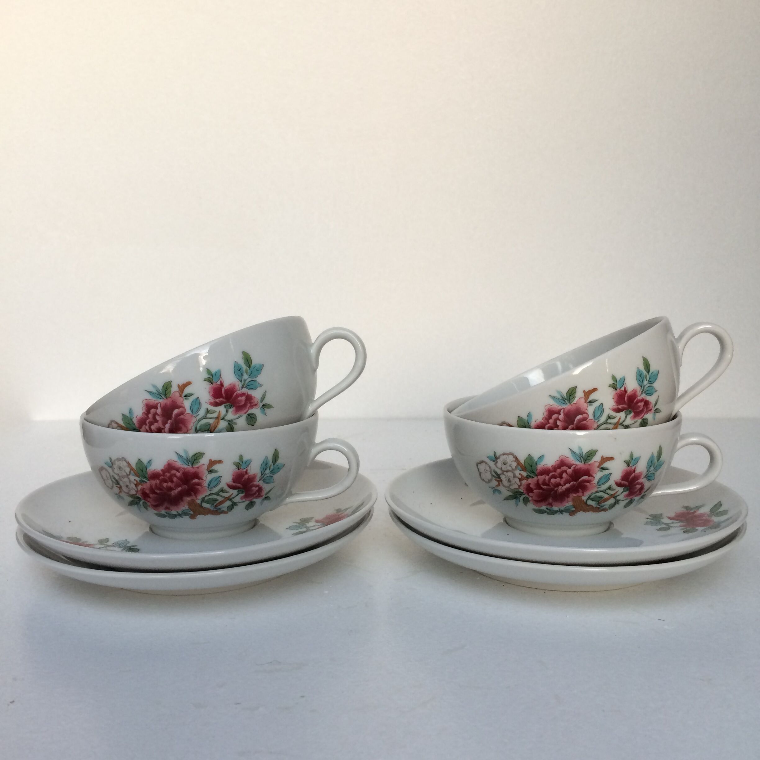 Porcelain tea cups