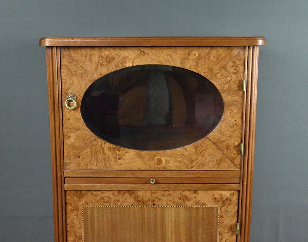 Furniture made of thuya burl and mahogany, Art Deco period – early 20th century.