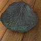 Antique ceramic cabbage leaf catchall.