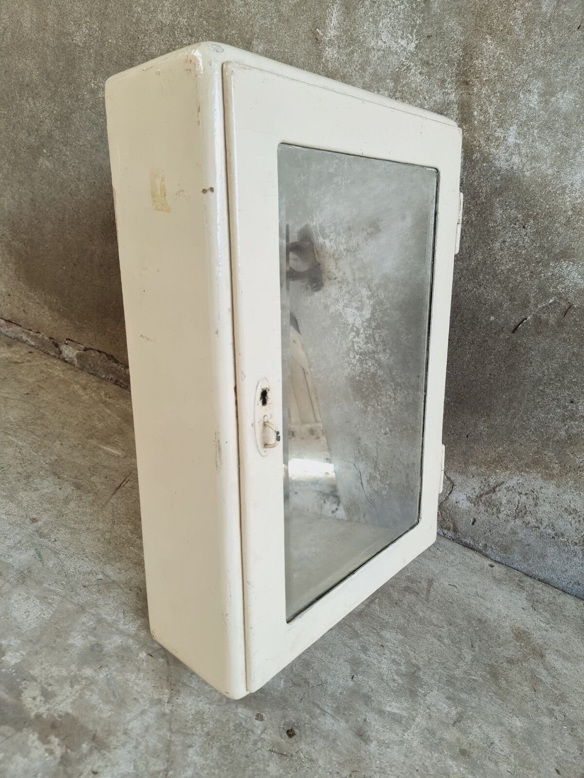 Medicine cupboard with mirror