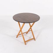 Table ronde pliante italienne moderne, années 1970, Italie