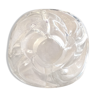 Crystal ashtray contemporary form