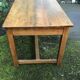 Farmhouse table with 2 solid oak benches