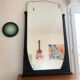 Miroir art déco noir 75x126cm