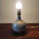 Vintage ceramic ball lamp