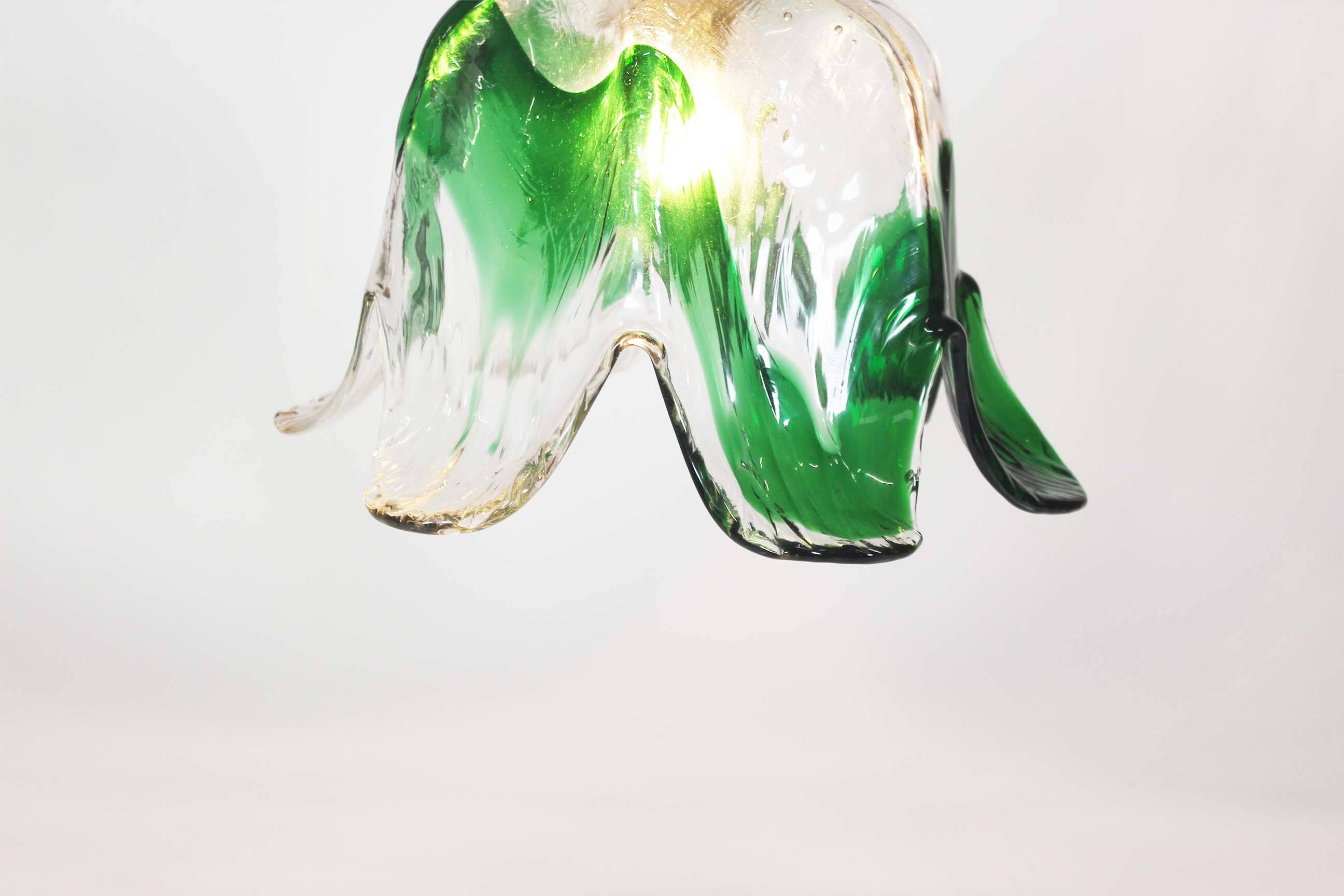 Vintage Muranoglass Pendant Lamp by Mazzega