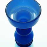 Bougeoir en verre bleu Alsterfors