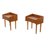 Mid-Century  Teak Danish Nightstands, 1960s