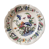 Assiette décorative Rouen Sarreguemines France