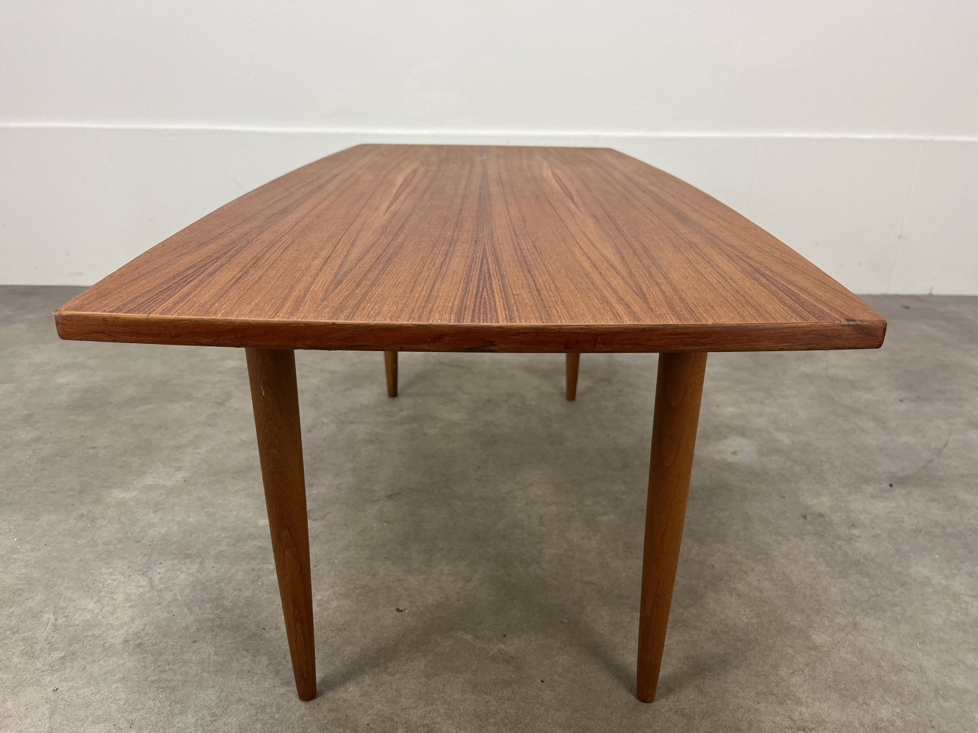 Scandinavian teak coffee table, 1960s