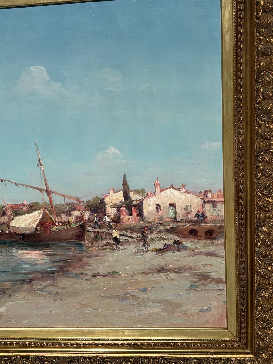Grand tableau marine de Émile Godchaux