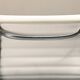 Charles & Ray Eames EA108 Dining Chair in Polished Aluminum and White leath