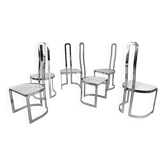 Set of 6 Postmodern Allmilmö Dining Chairs, 1980