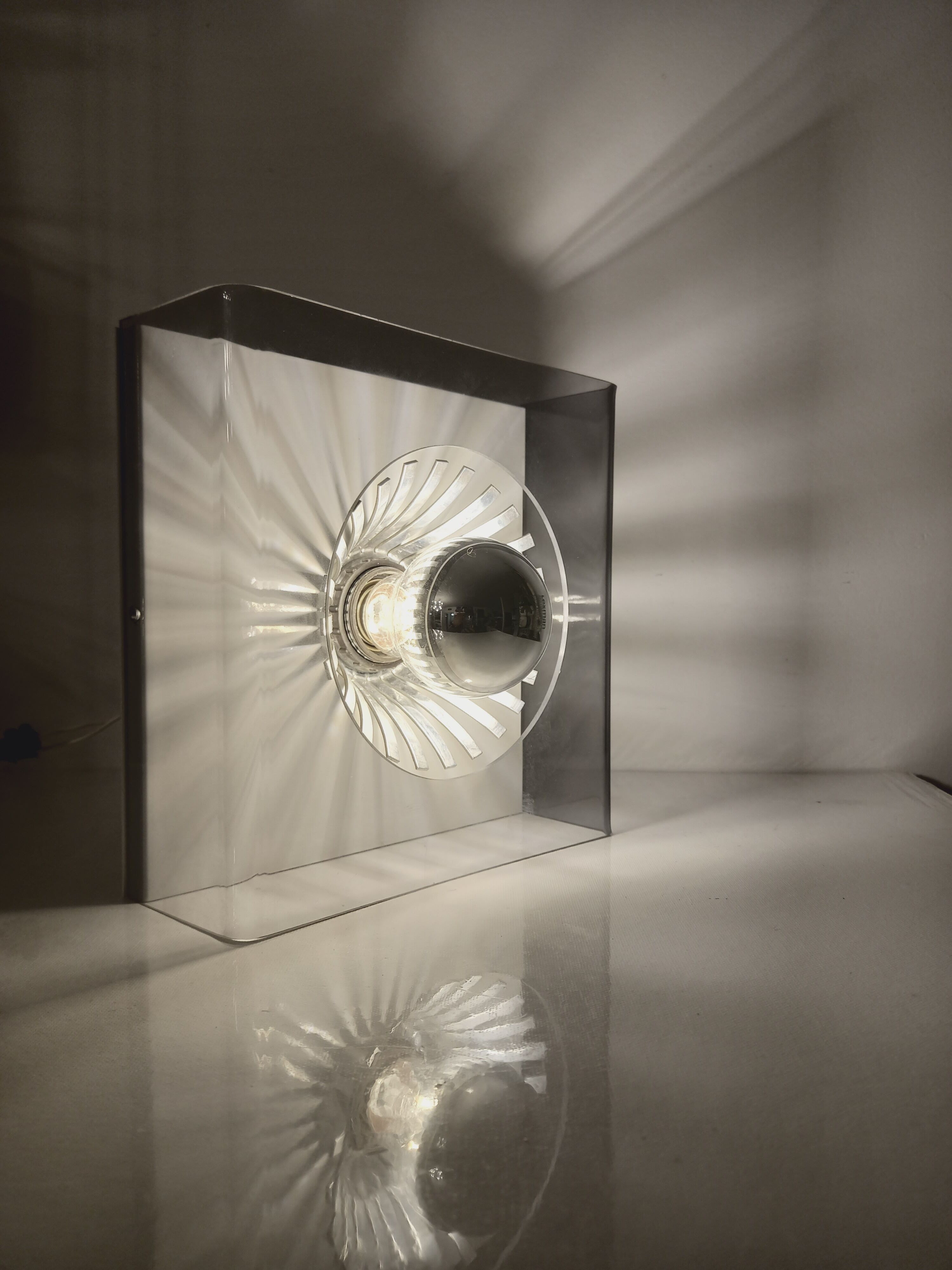 Vintage space age wall lamp