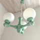 Lustre vintage globes années 80