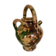 Southwest glazed terracotta gargoulette.
