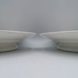 Pair of compotiers Digoin Sarreguemines, "Bagatelle"