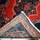 Paire de tapis antiques faits main Senneh persans 52cm x 80cm (1900s)