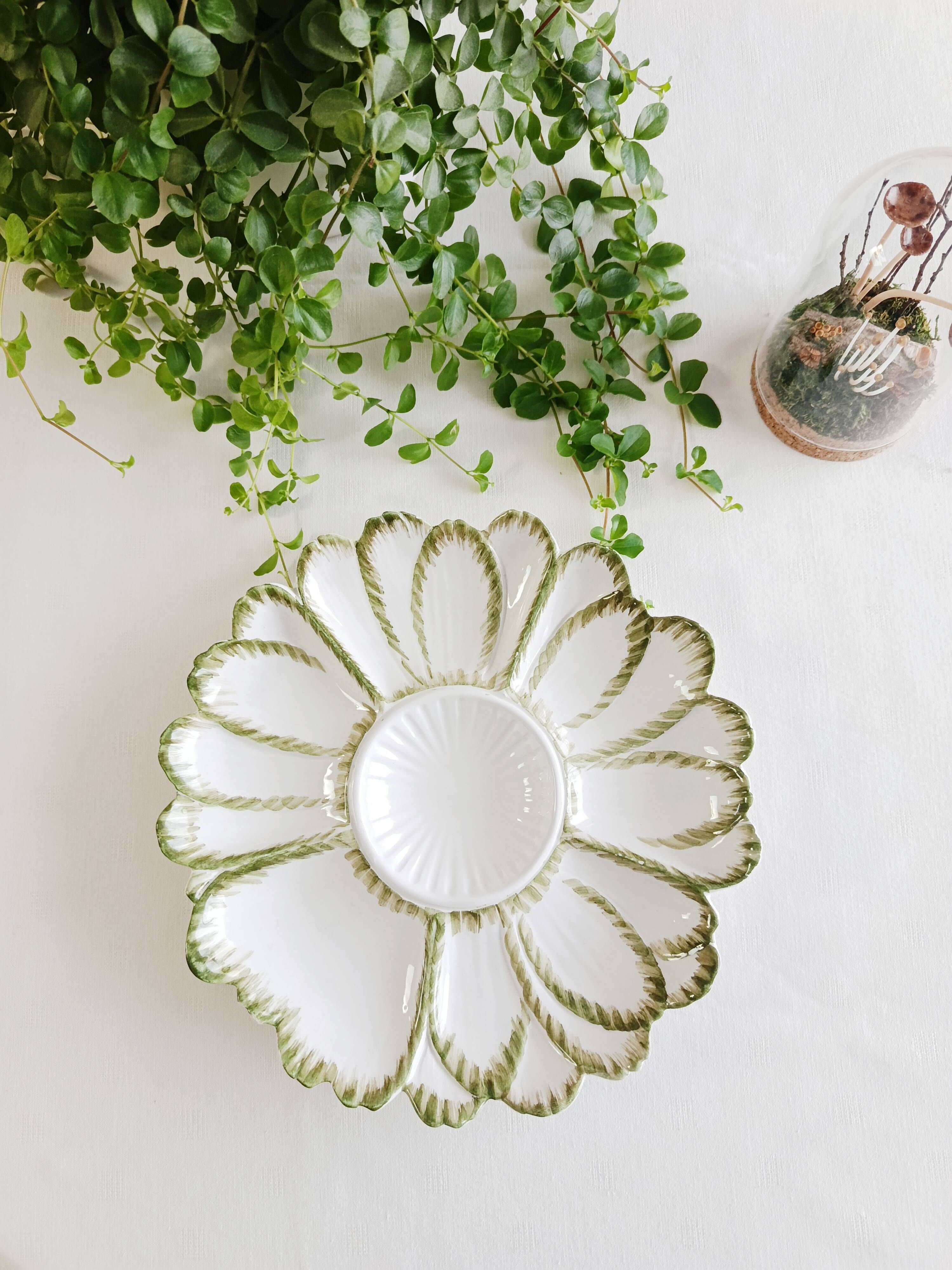 Artichoke plate in Italian ceramic