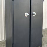 Metal kitchen cabinet, ball handles, 1950s