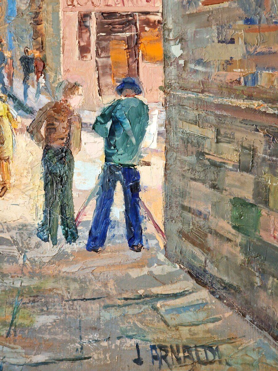 Tableau Montmartre by J. Arnaldi