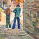 Tableau Montmartre by J. Arnaldi