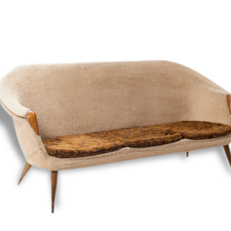 Salon sofa et 2 fauteuils originaux de Nanna and Jørgen Ditzel