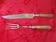 Antique leg of lamb cutlery