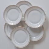 Service of 6 Limoges porcelain plates