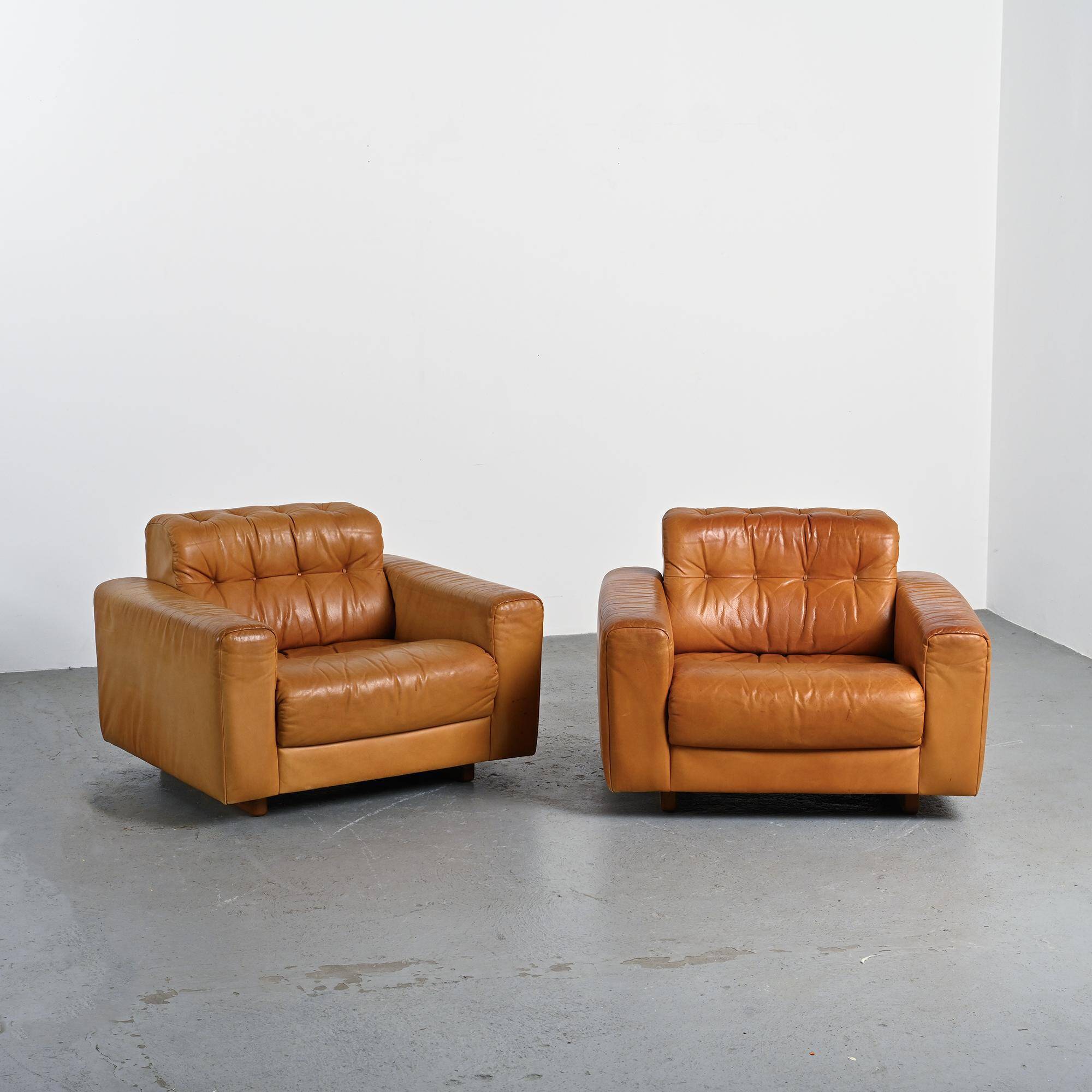 Paire de fauteuils DS-40 de Sede, Suisse, circa 1970