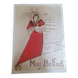 Poster of May Belfort by Toulouse Lautrec